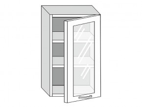 19.50.3 Шкаф настенный (h=913) на 500мм с 1-ой стекл. дверцей в Сатке - satka.mebel74.com | фото