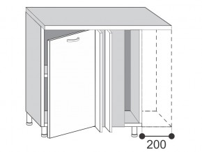 2.10.1у Шкаф-стол, УНИ в Сатке - satka.mebel74.com | фото