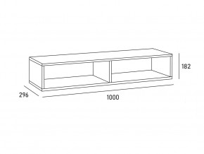 Антресоль MODUL 1000 в Сатке - satka.mebel74.com | фото 2