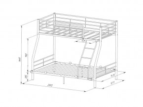 Двухъярусная кровать Гранада-2 140 белая в Сатке - satka.mebel74.com | фото 2