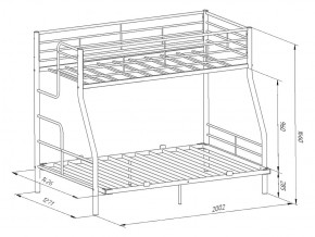 Двухъярусная кровать Гранада-3 140 белый в Сатке - satka.mebel74.com | фото 2