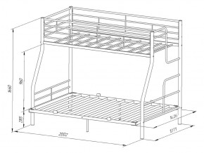 Двухъярусная кровать Гранада-3 140 белый в Сатке - satka.mebel74.com | фото 3