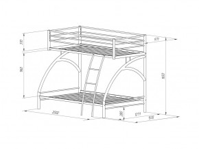 Двухъярусная кровать Виньола-2 Я белый в Сатке - satka.mebel74.com | фото 2