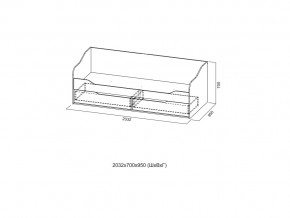 Диван-кровать №1 Ясень анкор светлый в Сатке - satka.mebel74.com | фото 2