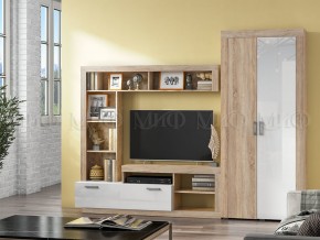 Гостиная Ангара Сонома, Белый в Сатке - satka.mebel74.com | фото