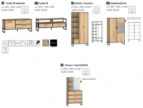 Гостиная Виртон Дуб Крафт Золотой в Сатке - satka.mebel74.com | фото 2