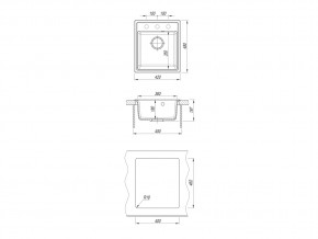 Каменная мойка Dr. Gans Smart Оливия 420 в Сатке - satka.mebel74.com | фото 2