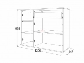 Комод 10 фант ясень анкор в Сатке - satka.mebel74.com | фото 2