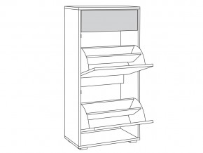 Комод для обуви 13.114 Куба в Сатке - satka.mebel74.com | фото 2