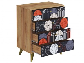 Комод КМ-001 Фьюжн дуб крафт золотой-vinil в Сатке - satka.mebel74.com | фото 2