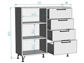 Комод Лофт K100 в Сатке - satka.mebel74.com | фото 3