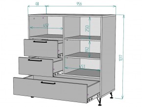 Комод Лофт K71 в Сатке - satka.mebel74.com | фото 3