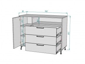 Комод Лофт K73 в Сатке - satka.mebel74.com | фото 3