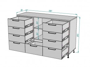 Комод Лофт K82 в Сатке - satka.mebel74.com | фото 3