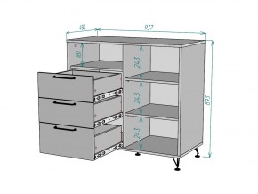 Комод Лофт K87 в Сатке - satka.mebel74.com | фото 3