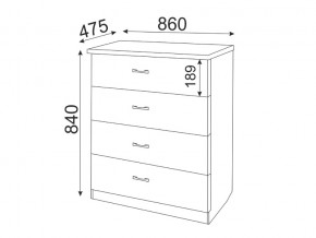 Комод Осло модуль 2 в Сатке - satka.mebel74.com | фото 2