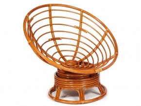 Кресло-качалка Papasan w 23/01 B с подушкой Cognac, экошерсть Коричневый в Сатке - satka.mebel74.com | фото 4