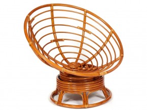 Кресло-качалка Papasan w 23/01 B с подушкой Cognac, флок Олива в Сатке - satka.mebel74.com | фото 4