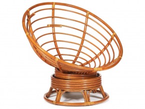 Кресло-качалка Papasan w 23/01 B с подушкой Cognac, ткань Оранжевый в Сатке - satka.mebel74.com | фото 2