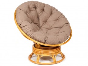 Кресло-качалка Papasan w 23/01 B с подушкой Honey, экошерсть Коричневый в Сатке - satka.mebel74.com | фото