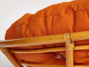 Кресло-качалка Papasan w 23/01 B с подушкой Honey, ткань Оранжевый в Сатке - satka.mebel74.com | фото 4