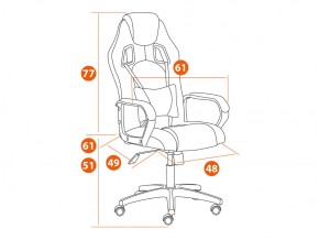 Кресло компьютерное Driver черный/черный в Сатке - satka.mebel74.com | фото 2