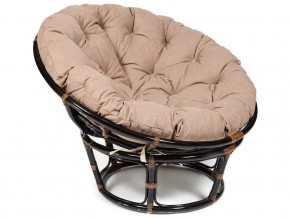 Кресло Papasan 23/01 W с подушкой Antique brown, экошерсть Коричневый в Сатке - satka.mebel74.com | фото