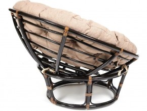 Кресло Papasan 23/01 W с подушкой Antique brown, экошерсть Коричневый в Сатке - satka.mebel74.com | фото 2