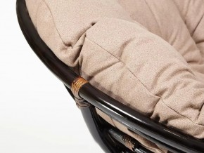 Кресло Papasan 23/01 W с подушкой Antique brown, экошерсть Коричневый в Сатке - satka.mebel74.com | фото 4