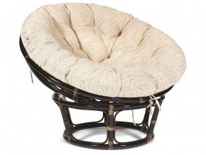 Кресло Papasan 23/01 W с подушкой Antique brown, ткань Старт в Сатке - satka.mebel74.com | фото