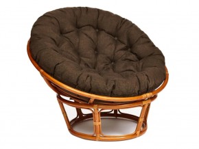 Кресло Papasan 23/01 W с подушкой Cognac, ткань Коричневый в Сатке - satka.mebel74.com | фото