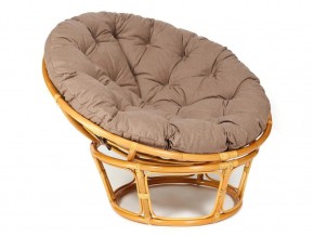 Кресло Papasan 23/01 W с подушкой Honey, экошерсть Коричневый в Сатке - satka.mebel74.com | фото