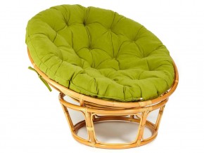 Кресло Papasan 23/01 W с подушкой Honey, флок Олива в Сатке - satka.mebel74.com | фото