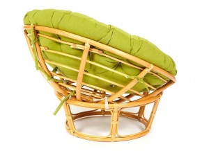 Кресло Papasan 23/01 W с подушкой Honey, флок Олива в Сатке - satka.mebel74.com | фото 2