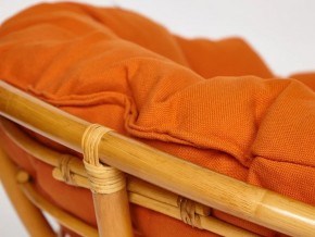 Кресло Papasan 23/01 W с подушкой Honey, ткань Оранжевый в Сатке - satka.mebel74.com | фото 4