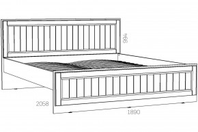 Кровать 1800 Оливия НМ 040.34-03 Х в Сатке - satka.mebel74.com | фото 2