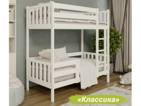 Кровать 2-х ярусная Аист-2 Классика белый 1600х800 мм в Сатке - satka.mebel74.com | фото