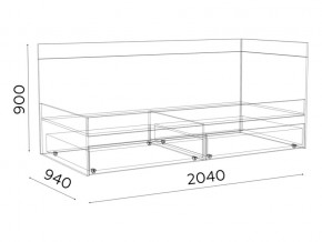 Кровать 900 Гринвич мод.1 в Сатке - satka.mebel74.com | фото 3