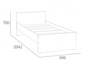 Кровать 900 НМ 011.53-01 Симпл Дуб Сонома в Сатке - satka.mebel74.com | фото 2