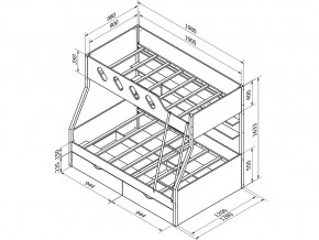 Кровать Дельта 20.02 голубая в Сатке - satka.mebel74.com | фото 2