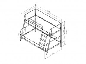 Кровать Дельта Лофт 20.02.04 в Сатке - satka.mebel74.com | фото 2