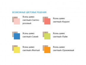 Кровать детская двухъярусная Юниор 1.1 оранжевая в Сатке - satka.mebel74.com | фото 2