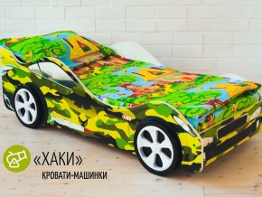 Кровать детская машина Хаки в Сатке - satka.mebel74.com | фото 2