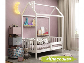 Кровать Домик Аист-1 Классика белый 1600х800 в Сатке - satka.mebel74.com | фото