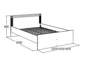 Кровать двойная Ольга 18 1400 в Сатке - satka.mebel74.com | фото 2