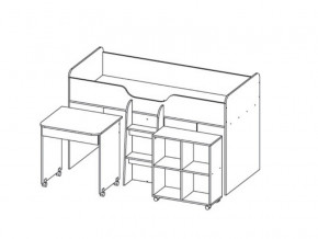 Кровать двухъярусная Каприз-14 без рисунка в Сатке - satka.mebel74.com | фото 2