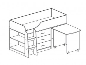 Кровать двухъярусная Каприз-6 без рисунка в Сатке - satka.mebel74.com | фото 2