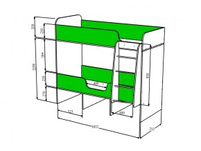 Кровать двухъярусная Малыш двойняшка белый в Сатке - satka.mebel74.com | фото 3