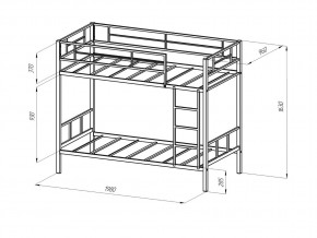 Кровать двухъярусная Севилья 2 Белый в Сатке - satka.mebel74.com | фото 2