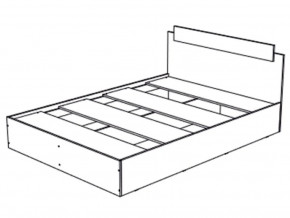 Кровать Эко 1200 венге-лоредо в Сатке - satka.mebel74.com | фото 2